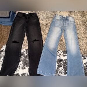 2 Pairs Kancan wide leg jeans